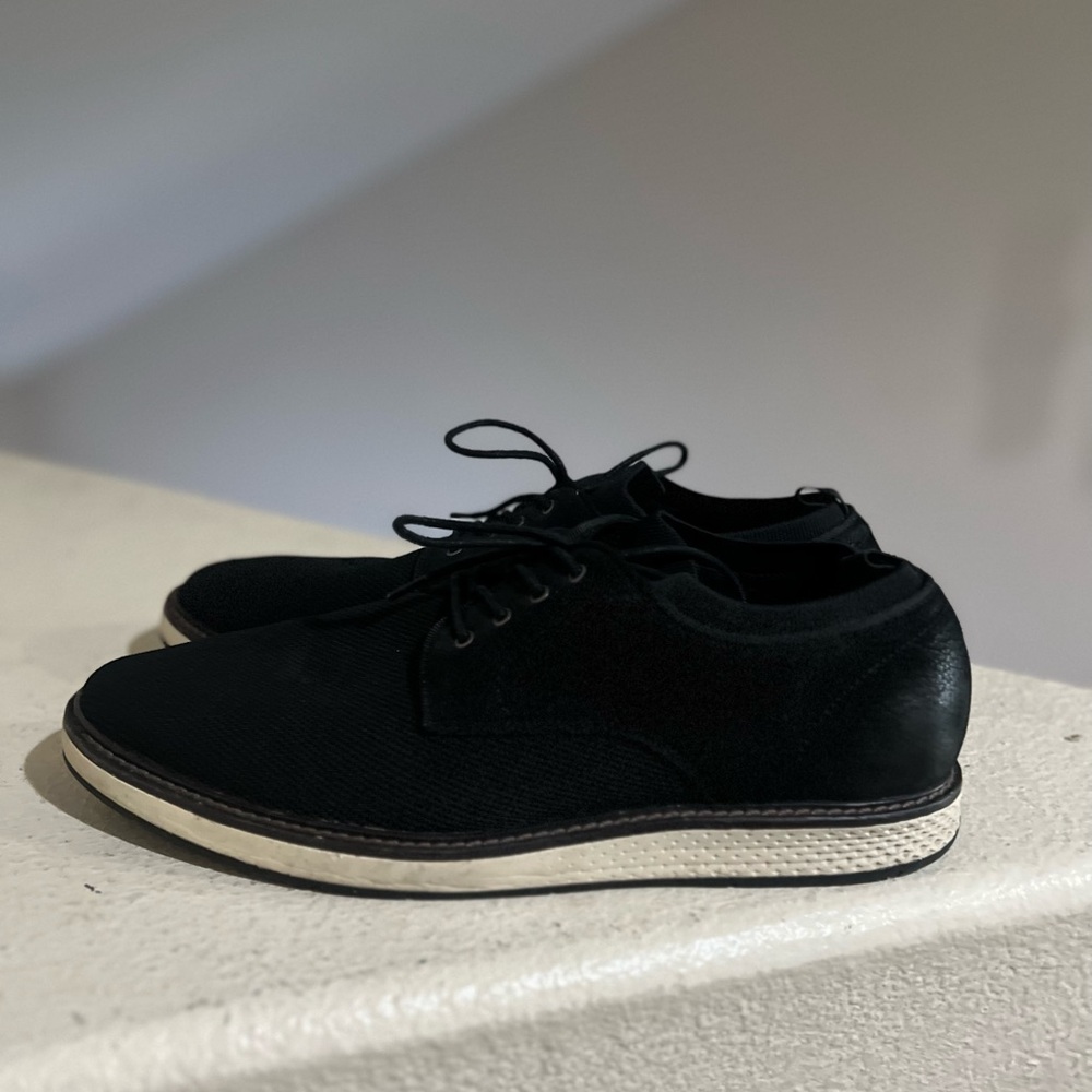 Vince Camuto Shoes Men’s 13 M Eero Oxford Sneakers Black Lace Up Casual Comfort